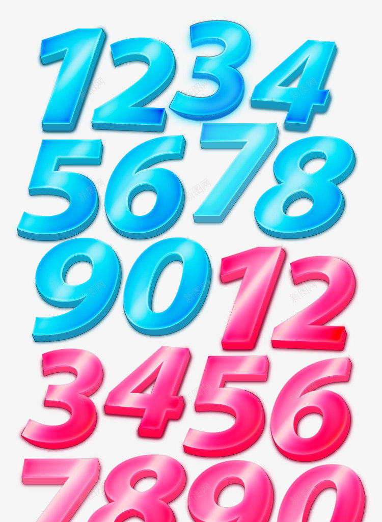 3D立体冰块阿拉伯数字png免抠素材_新图网 https://ixintu.com 3D PSD 冰块 冰雪数字 立体 阿拉伯数字
