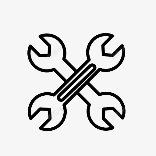 扳手工具icon图标png_新图网 https://ixintu.com