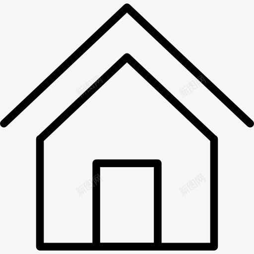 家图标png_新图网 https://ixintu.com 互联网 家居 建筑 房子 页