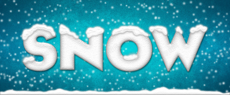 彩色雪花文字艺术特效psd免抠素材_新图网 https://ixintu.com 文字 特效 素材 雪花 风控字体