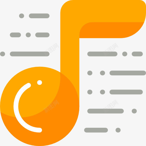 音乐图标png_新图网 https://ixintu.com 歌曲的音符 界面 音乐 音乐和多媒体 音乐播放器 颤抖