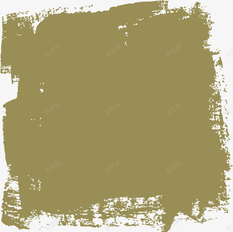暗绿色涂抹色块png免抠素材_新图网 https://ixintu.com 暗绿色 涂抹 色块