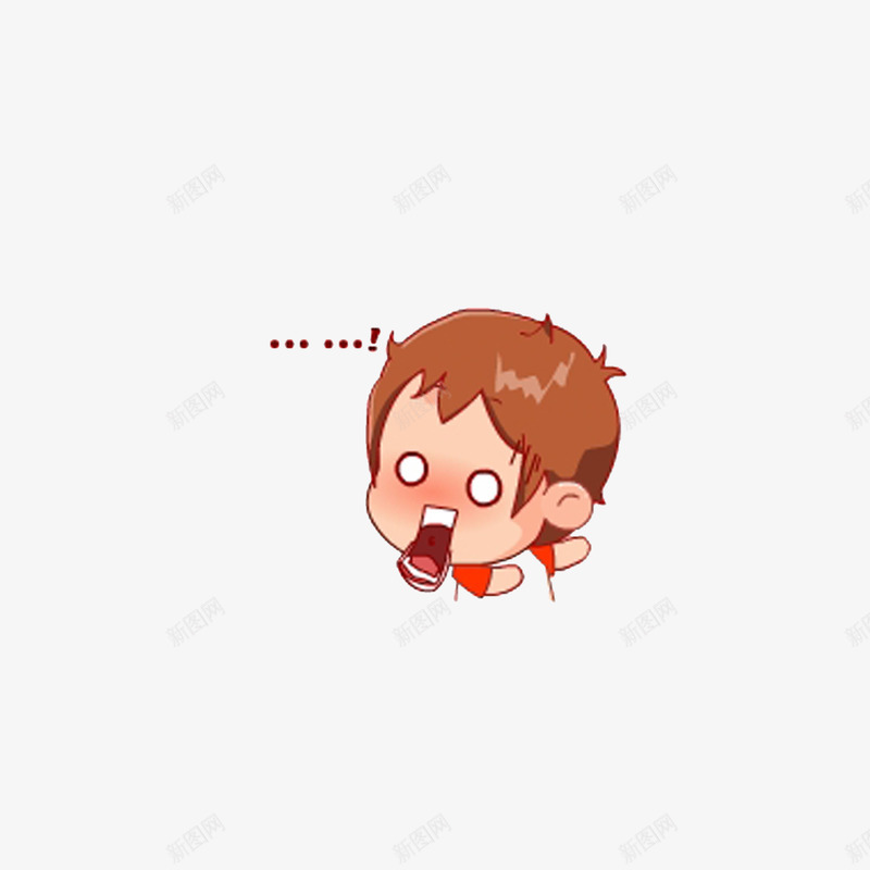 卡通男孩表情包png免抠素材_新图网 https://ixintu.com 卡通 男孩 表情包