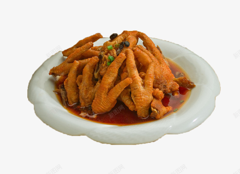 卤味鸡爪png免抠素材_新图网 https://ixintu.com 下饭菜 凉菜 实物 零食