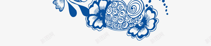 青花瓷古典暗纹png免抠素材_新图网 https://ixintu.com 中国风 古典暗纹 年会印花 花纹花边 质感底纹古典青花瓷海报 青花瓷花边