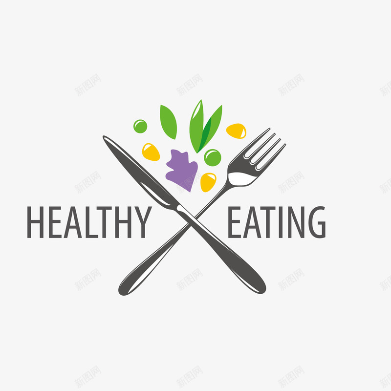 卡通扁平化零食logo图标png_新图网 https://ixintu.com 卡通绿色零食 扁平化零食logo 矢量零食标识 纯天然零食 绿色零食 绿色食物 零食 零食店logo
