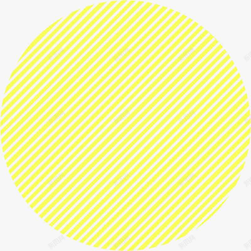 黄色条纹圆形图案png免抠素材_新图网 https://ixintu.com 图案 圆形 条纹 黄色