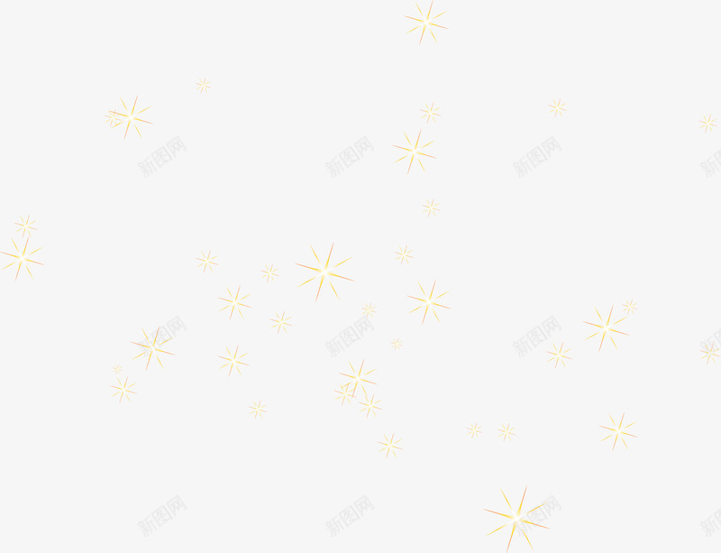 手绘闪光的星星矢量图ai免抠素材_新图网 https://ixintu.com 发光 手绘 星星 装饰 闪光 矢量图