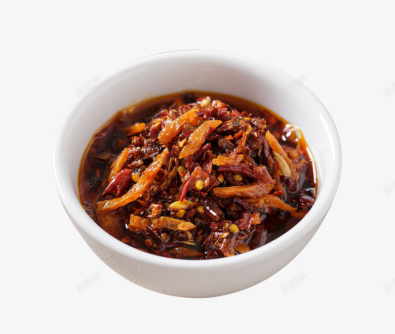 一碗肉丝辣椒酱png免抠素材_新图网 https://ixintu.com 下饭菜 白色的碗 肉丝 肉丝辣椒酱 辣椒酱