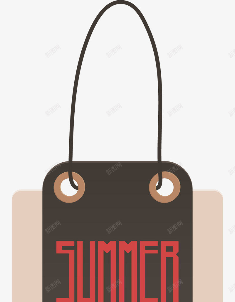 咖啡色简约夏季促销吊牌png免抠素材_新图网 https://ixintu.com 吊牌 咖啡色 夏季促销 夏日促销 打折 牌子 盛夏热促 简约 让利