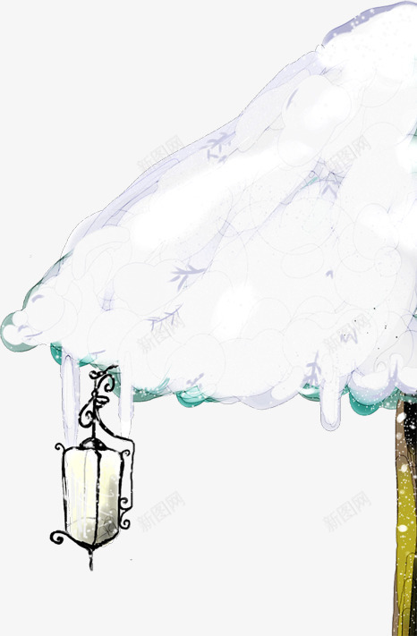 创意合成手绘白色雪花效果png免抠素材_新图网 https://ixintu.com 创意 合成 效果 白色 雪花