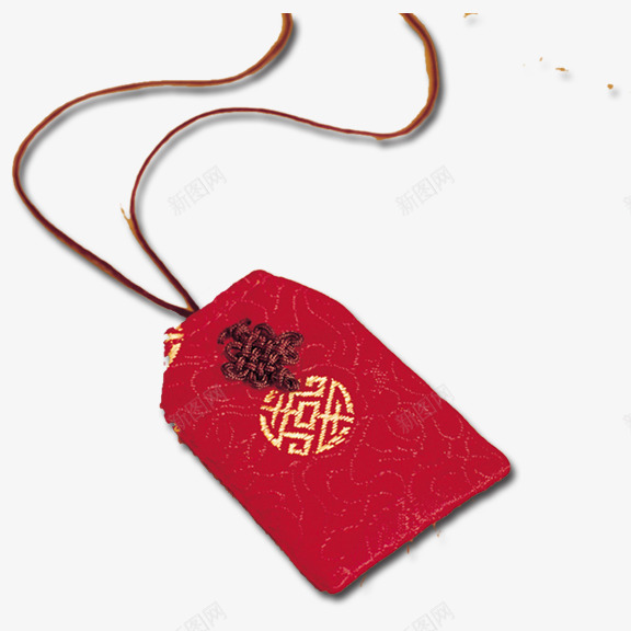 中国结png免抠素材_新图网 https://ixintu.com 中国结 吉祥图案 红色 荷包