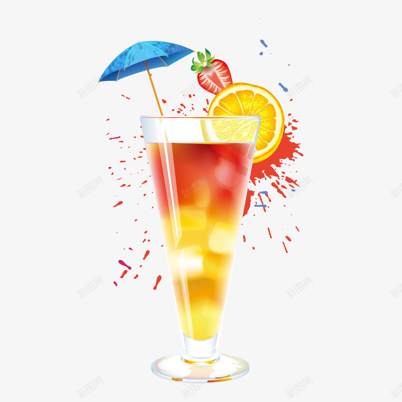加冰饮料矢量图ai免抠素材_新图网 https://ixintu.com PNG图 PNG图下载 创意卡通 加冰饮料 卡通插图 夏日凉饮 插图 果汁 矢量图