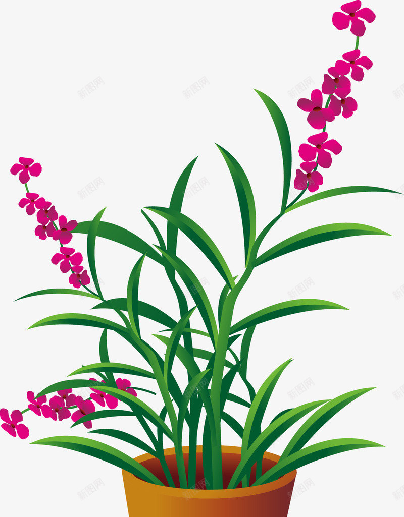 绿色盆栽花卉植物矢量图ai免抠素材_新图网 https://ixintu.com 植物 盆栽 绿色 花卉 矢量图