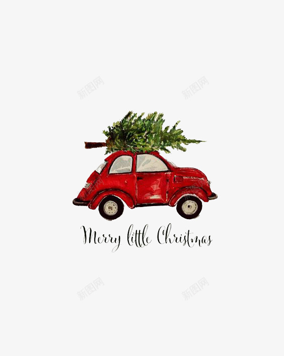 红色汽车png免抠素材_新图网 https://ixintu.com christmas merry 卡通汽车 圣诞小树 圣诞快乐 圣诞素 圣诞素材库 复古汽车 手绘汽车 汽车插画