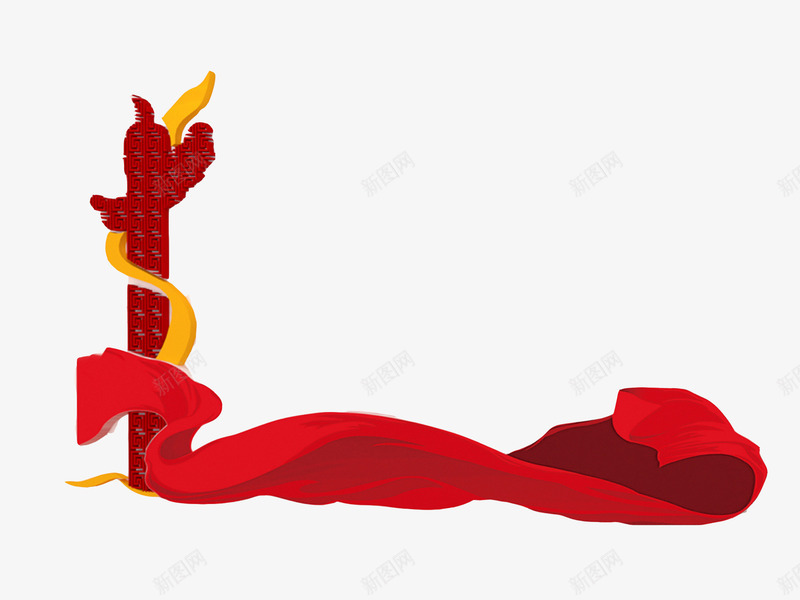 中国元素逼真华表png免抠素材_新图网 https://ixintu.com 中国 中国风 北京 华表