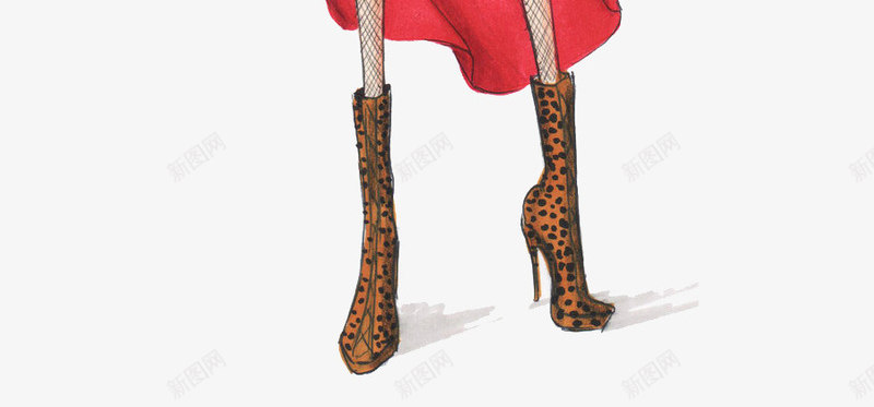 简约休闲女装插画png免抠素材_新图网 https://ixintu.com 女装模特插画 手绘女装 手绘时装