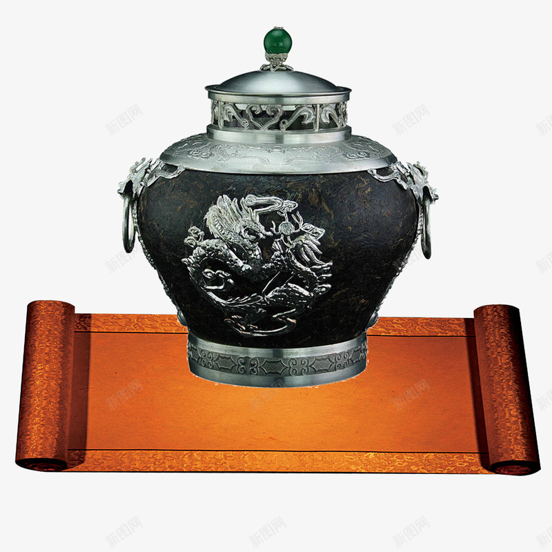 湘西传统文物png免抠素材_新图网 https://ixintu.com 传统 卷轴 文物 湘西 陶瓷