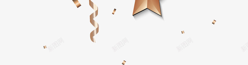 圣诞节黄色星星挂饰png免抠素材_新图网 https://ixintu.com 圣诞节挂饰 星星挂饰 星星装饰品 螺旋丝带 黄色丝带 黄色星星