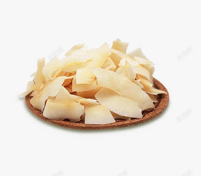 脆椰子片psd免抠素材_新图网 https://ixintu.com 椰子片 椰子片PNG图片 食品 香脆