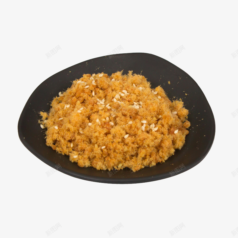 香酥芝麻肉松png免抠素材_新图网 https://ixintu.com 产品实物 休闲食品 儿童辅食 海苔肉松 福建特产 肉松 香酥芝麻肉松 黑色盘子