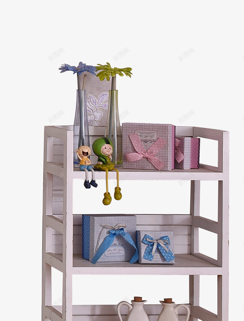白色木质架子家具png免抠素材_新图网 https://ixintu.com 家具 木质 架子 白色