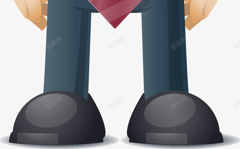 微笑扁平卡通上班族png免抠素材_新图网 https://ixintu.com 5月8号 上班族 世界微笑日 幸福 开心 微笑男人 笑容