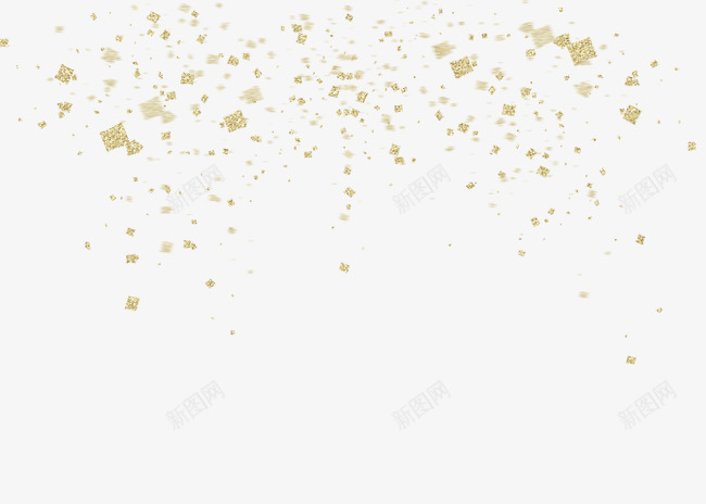 金色漂浮psd免抠素材_新图网 https://ixintu.com 影楼后期 背景素材 金色 金色亮片 金色纸屑漂浮 闪片 颗粒