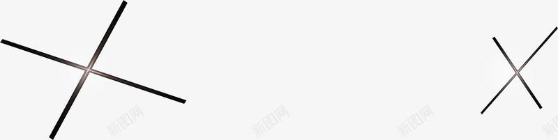 十字交叉闪光图png免抠素材_新图网 https://ixintu.com 喜庆 年会 新年 新春 贺喜