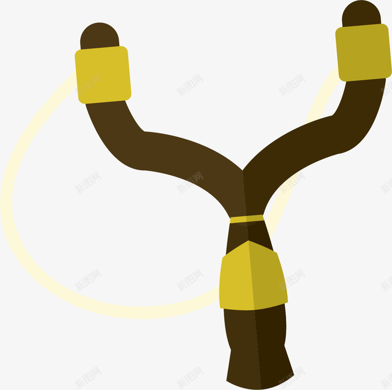 木质简约卡通弹弓矢量图eps免抠素材_新图网 https://ixintu.com 卡通弹弓 卡通风格 木质 玩具弹弓 简约风格 褐色弹弓 矢量图