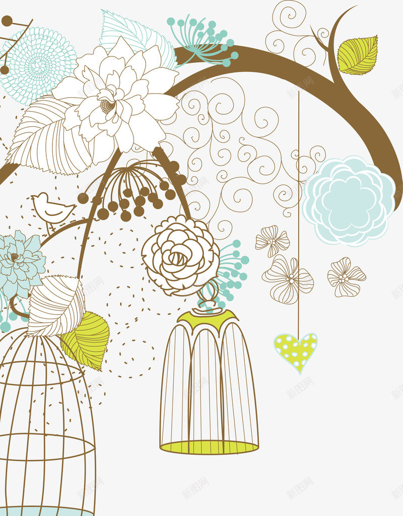 创意合成手绘玫瑰花大树效果png免抠素材_新图网 https://ixintu.com 创意 合成 大树 效果 玫瑰花