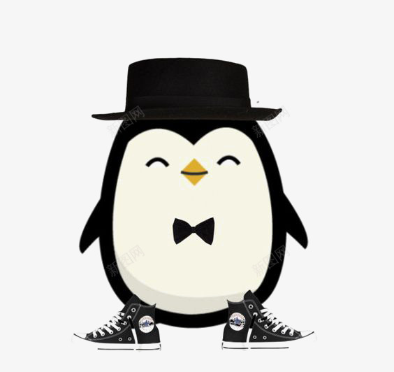 企鹅png免抠素材_新图网 https://ixintu.com 南极企鹅 卡通企鹅 卡通企鹅设计素材元素 帆布鞋 滑板鞋 鞋子