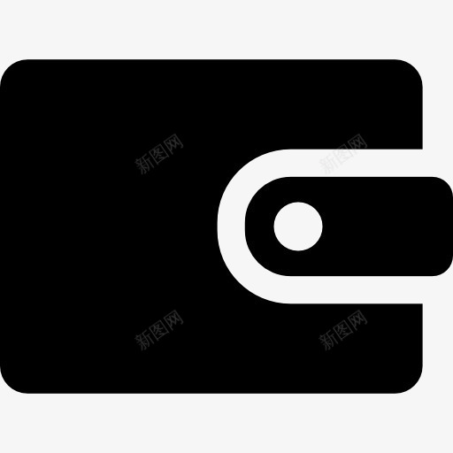 钱包里的商业工具图标png_新图网 https://ixintu.com 包 商业 商务 工具 界面和网页 钱 钱包 银包 黑