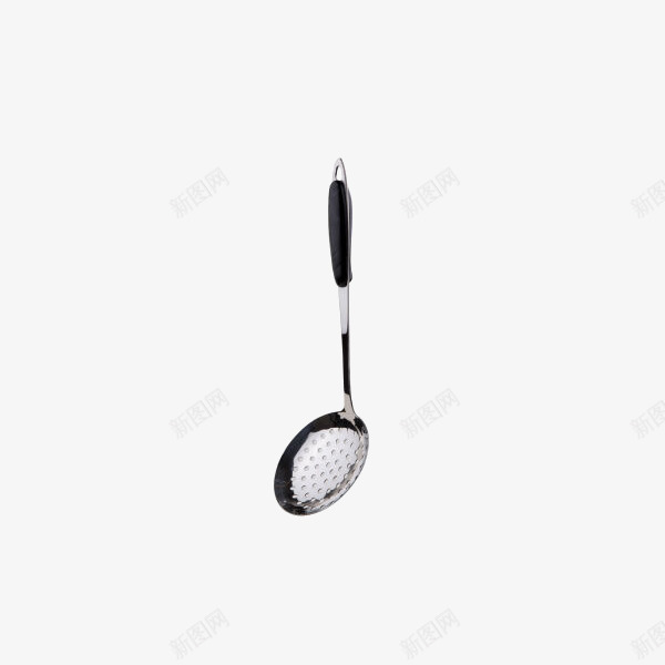 吉旺厨房用品不锈钢漏勺单个png免抠素材_新图网 https://ixintu.com 不锈钢勺 产品实物 汤勺 漏勺 饭勺
