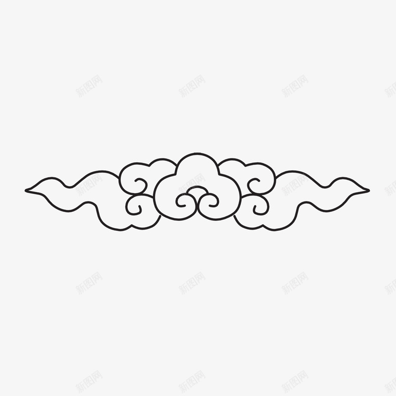 祥云png免抠素材_新图网 https://ixintu.com 中国风 吉祥图案 祥云