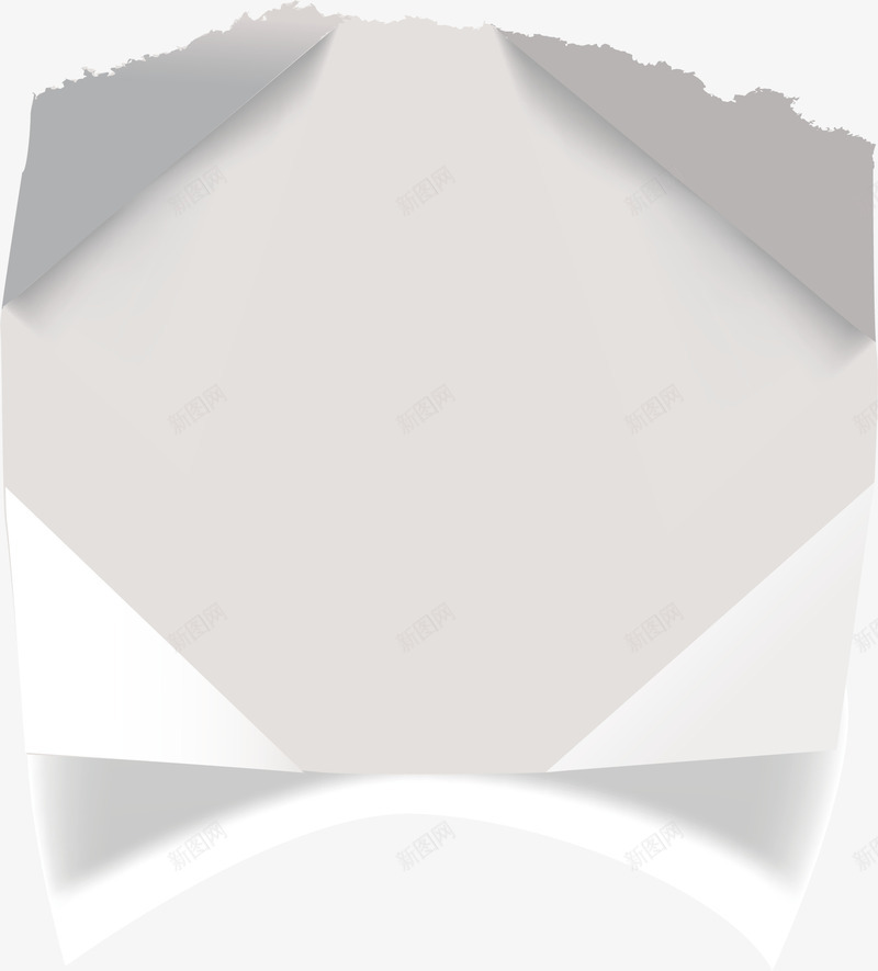 白色纸张矢量图ai免抠素材_新图网 https://ixintu.com png纸张 撕开的纸 撕纸效果 撕裂的纸 矢量素材 矢量图