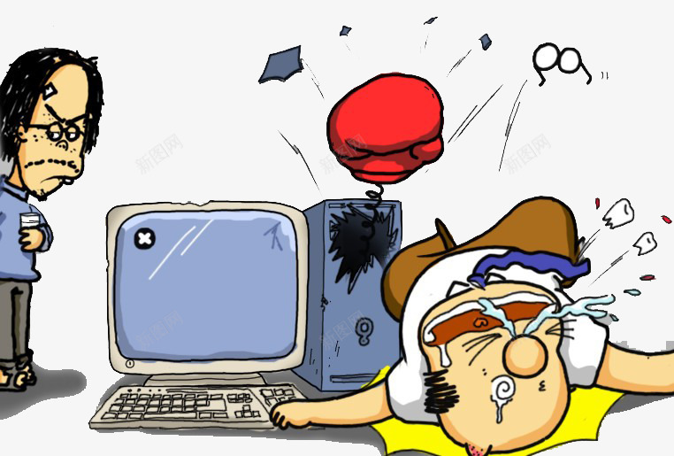 黑客攻击的受害者png免抠素材_新图网 https://ixintu.com 入侵 受害者 攻击 病毒 防火墙 黑客 黑客攻击