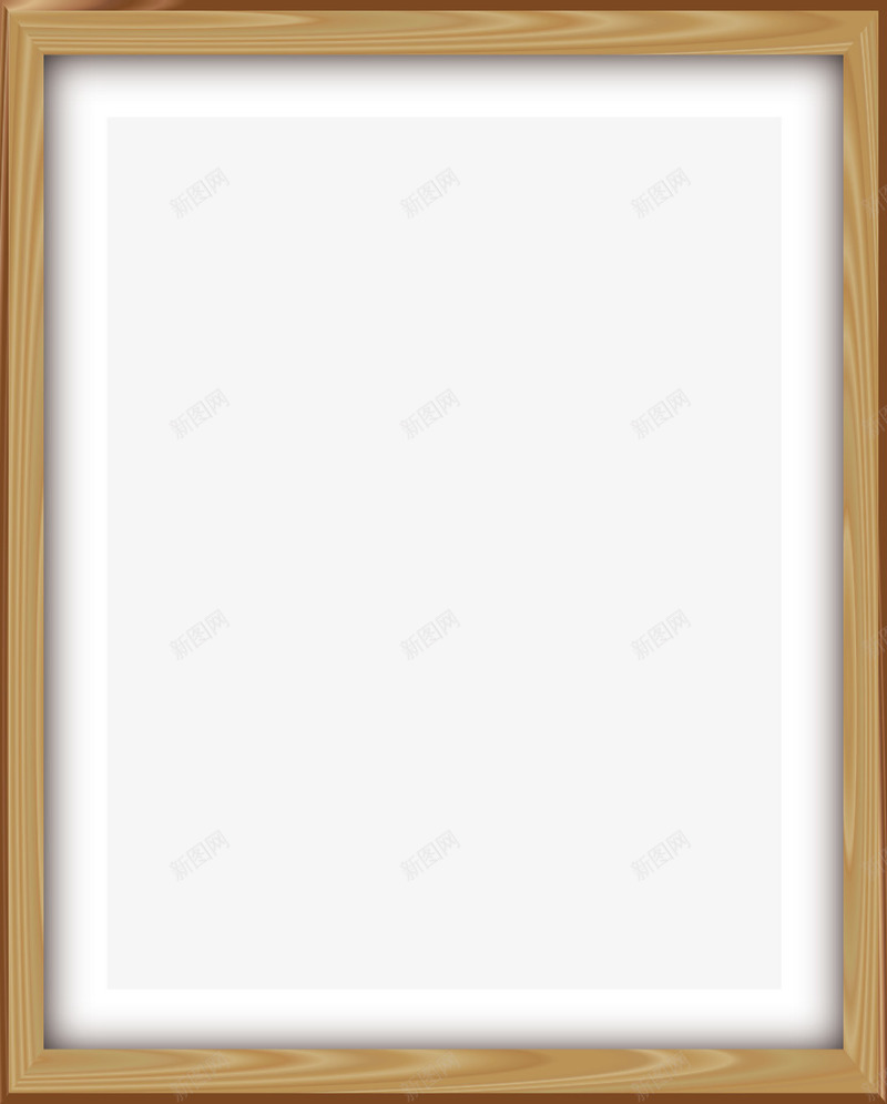 手绘木头边框png免抠素材_新图网 https://ixintu.com 手绘 木头 木质 边框