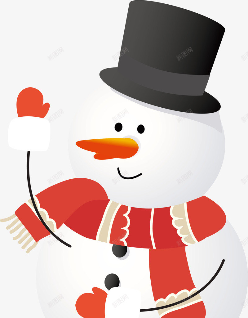 冬日白色围巾雪人png免抠素材_新图网 https://ixintu.com 冬天 冬季 冬日 冬日雪人 可爱雪人 堆雪人 装饰图案