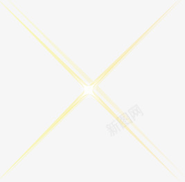 圣诞节黄色线条光效装饰png免抠素材_新图网 https://ixintu.com 圣诞节 线条 装饰 黄色