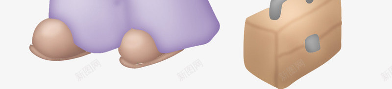 看报纸的男人png免抠素材_新图网 https://ixintu.com 卡通 手提包 手绘 报纸 棕色 男人 眼镜 长椅