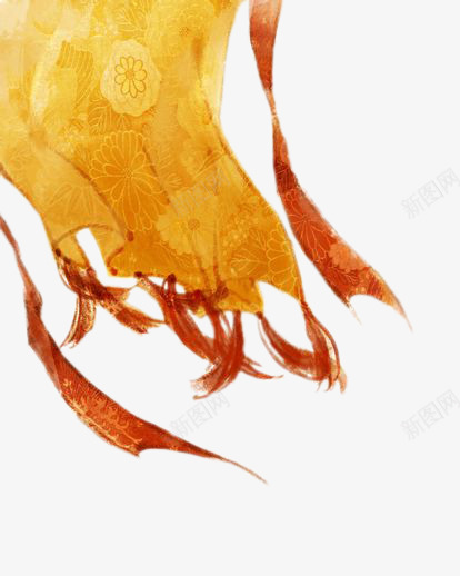 经幡png免抠素材_新图网 https://ixintu.com 中国风 经幡 黄色