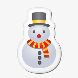 圣诞贴纸雪人图标png_新图网 https://ixintu.com christmas snowman sticker xmas 圣诞节 贴纸 雪人