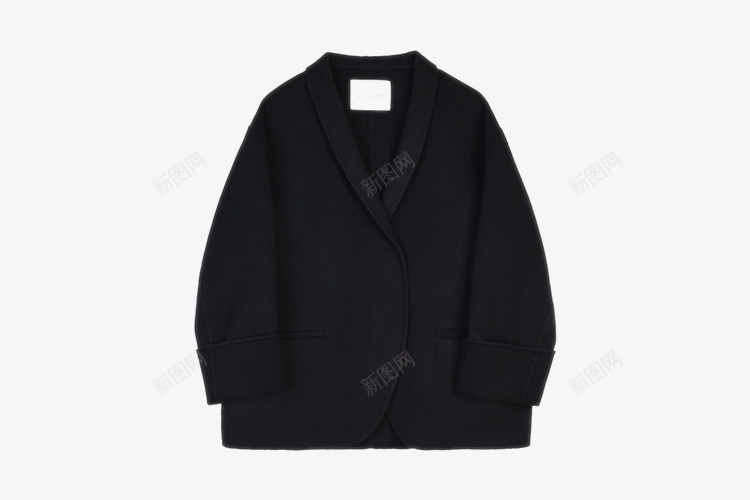 羊毛西装夹克png免抠素材_新图网 https://ixintu.com MIN Ms 夹克 女士外套 羊毛西装 黑色双面