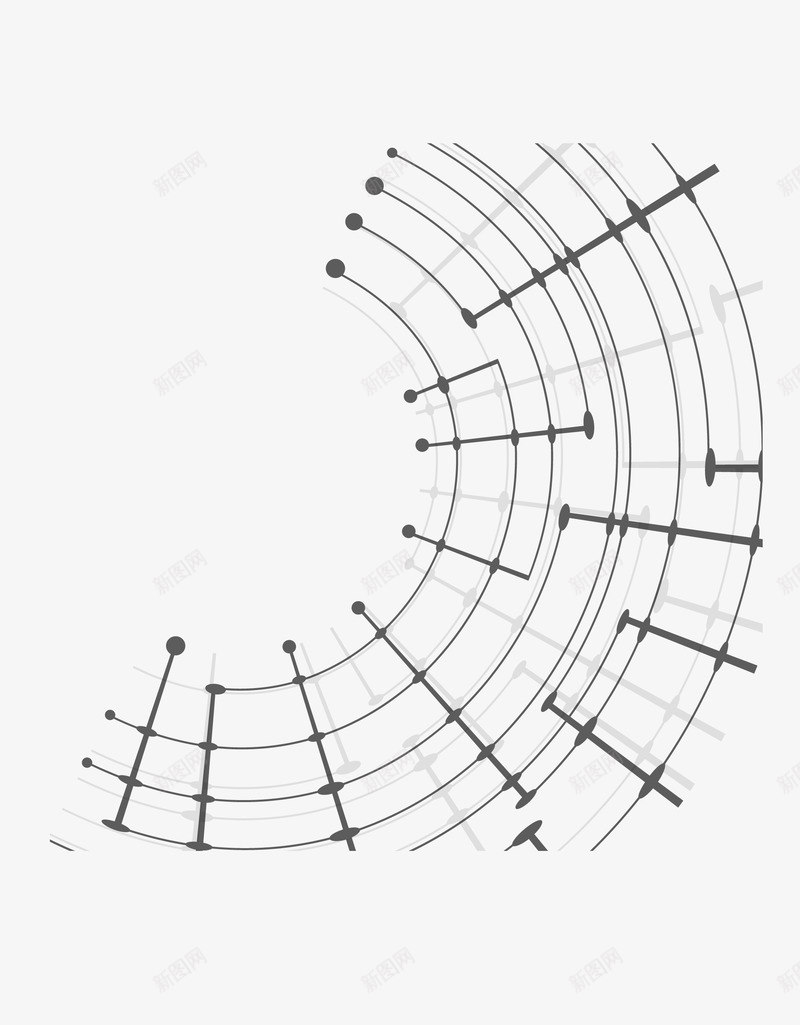 灰色科技网格背景png免抠素材_新图网 https://ixintu.com 抽象背景 灰色网格 矢量素材 科技背景
