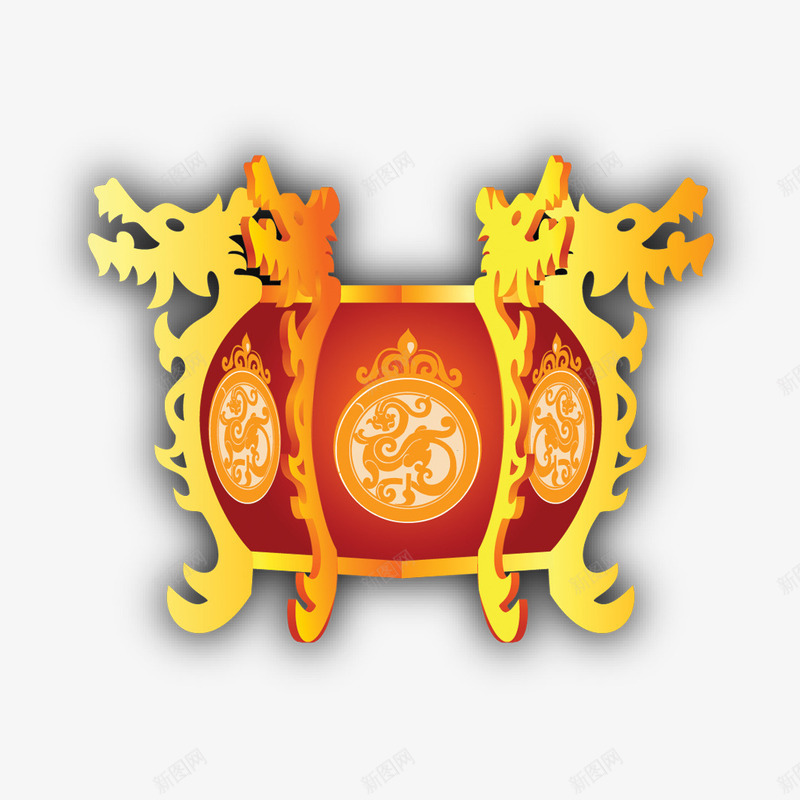春节龙灯png免抠素材_新图网 https://ixintu.com 春节元素 春节喜庆元素 节日庆典素材 龙灯元素