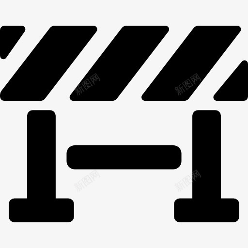 道路声屏障图标png_新图网 https://ixintu.com 交通 停止 公路 堵塞 安全 警告