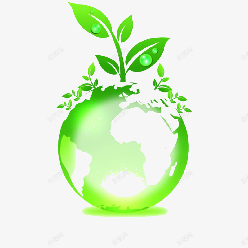 卡通绿色爱护生态的png免抠素材_新图网 https://ixintu.com 保护卫生 保护环境 爱护环境 爱护环境卫生 环保的 绿色无污染 请保持环境卫生