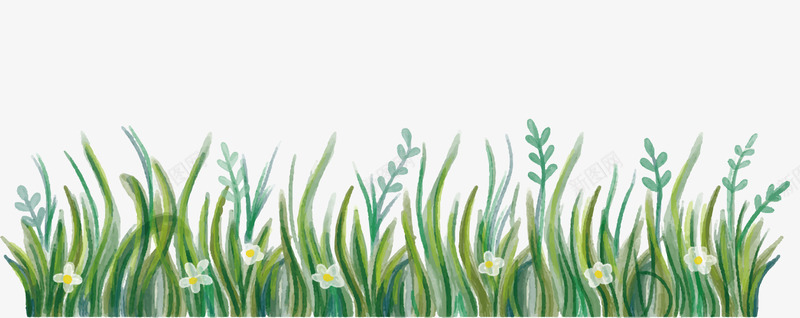 绿色草丛矢量图ai免抠素材_新图网 https://ixintu.com 小草 植物素材 绿色 草丛 矢量图