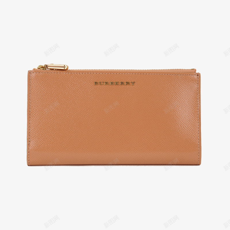 博柏利杏色钱包png免抠素材_新图网 https://ixintu.com BURBERRY 产品实物 女士皮钱包 女士长款手拿钱包